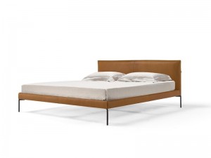 Amura Mavis Bed Doppelbett aus Leder MAVISBED365