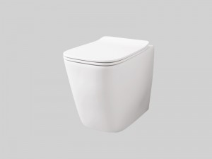 Artceram A16 Wc-Topf rimless am Boden mit verzögerter Toilettendeckel weiß und matt ASV00405