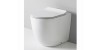 Artceram File Topf am Boden rimless mit verzögerter Toilettendeckel weiß und mat FLV00505